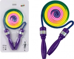 Regenboog springtouw Paarse handgrepen Bewegingscoördinatie