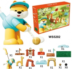 Mega set golfset met dieren en foam speelmat voor kinderen