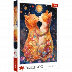 Puzzel 500 stukjes – kus in het maanlicht Trefl