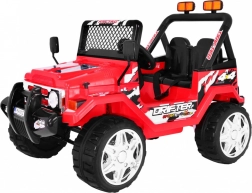 terrein kinder elektrische auto Raptor Drifter – rood, met afstandsbediening, soft start en EVA-wielen