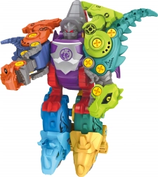 Schroefset dinosaurussen 5-in-1 – robotbouwpakket