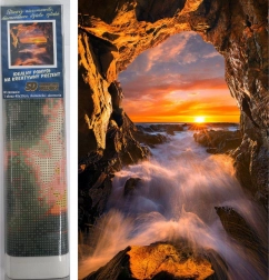 Diamanten schilderen Zonsondergang 30 × 40 cm