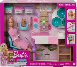 barbie salon spa met gezichtsmasker – speelset