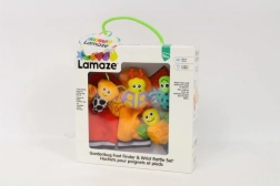 TOMY Lamaze rammelaars voor handen en voeten (set sokjes en polsband)