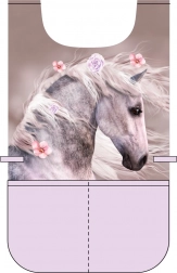 kinder poncho-schort paard romantic