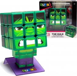 Rubiks kubus 3x3 Hulk Cubers op standaard