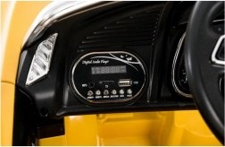 Elektrische kinderauto Audi R8 Spyder geel