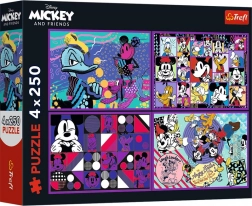 Puzzel 4×250 stukjes MICKEY MOUSE