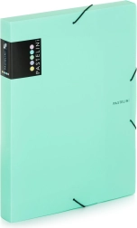 Doos met elastiek A4 PASTELINI groen