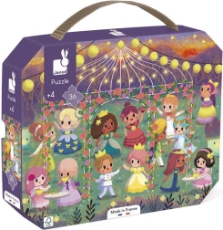 Puzzel in koffertje Prinsessen 36 stukjes