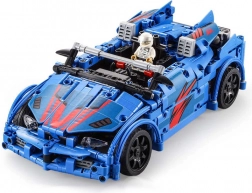 CADA bouwset raceauto met afstandsbediening, 585 stukjes met katapultstoel