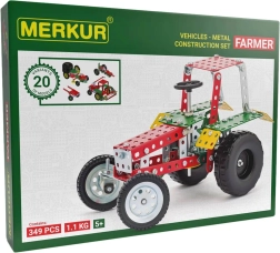 Merkur metalen boerderijbouwset, 341 onderdelen