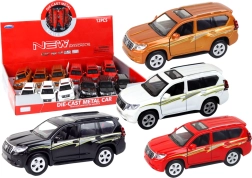 Metalen autootje 12 cm met licht- en geluidseffecten – verschillende kleuren