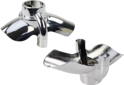 Kunststof spatborden zilver voor model PRO700