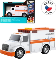 Ambulance op batterijen met licht en geluid