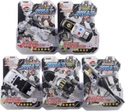 Uitschuifbare politie-robot 5-in-1