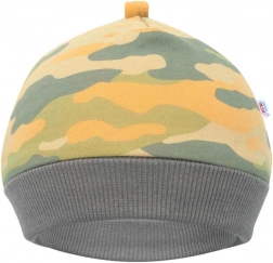 Babymuts New Baby With Love mosterdgeel (6–9 maanden)