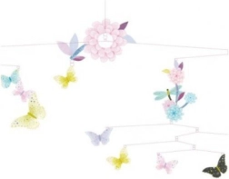 Gordijn Vliegende Vlinders Djeco