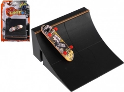Vingerskateboard met schroefbare onderdelen en ramp, mixvarianten