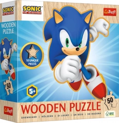 Houten puzzel 50 stukjes SONIC