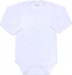 babyromper met lange mouwen New Baby – wit