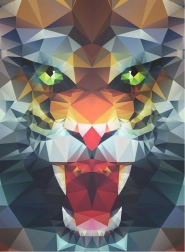 Puzzel Polygone Leeuw 500 Stukjes Ravensburger