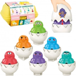 WOOPIE Mozaïek Montessori Eieren Piep 6 stuks