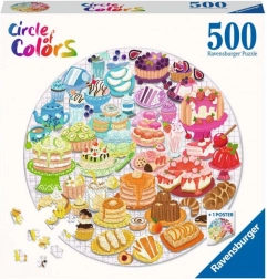 Ravensburger puzzel cirkel: Desserts 500 stukken