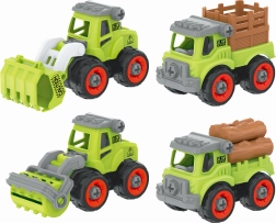 Schroefbare landbouwvoertuigen 4 stuks