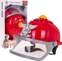 Interactieve brandweerhelm voor kinderen 3+ met licht, sirene en verstelbare omtrek