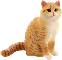 Plastic kattenfiguur