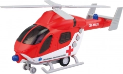 Reddingshelikopter met vliegwiel met licht en geluid