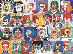 Puzzel Ravensburger alfabet in gezichten 500 stukjes