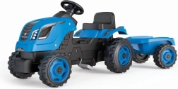 Trappertractor Farmer XL met aanhanger – Blauw