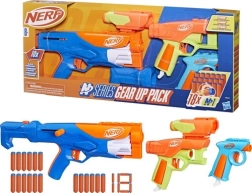 Nerf N Series Gear Up Pack – set blasters (geweer en 2 pistolen) met 18 pijltjes