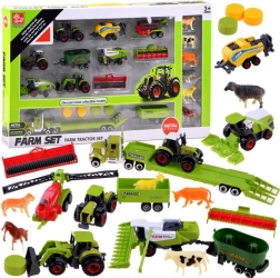 Set van tractors en landbouwmachines