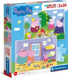 Puzzel Peppa Big - Clementoni 2x20 Stukjes