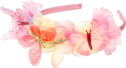 Souza diadeem Lilyanne met bloemen en vlinders