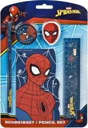 Set schoolsupplies 5 stuks met SPIDER-MAN motief