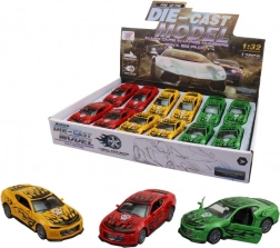 Metalen raceautootje met te openen deuren