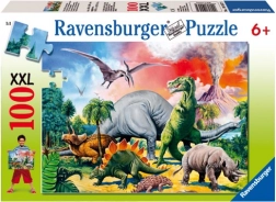 Ravensburger puzzel Tussen de dinosaurussen