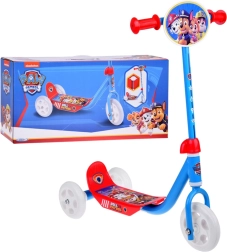 Driewielige kinderstep PAW PATROL, rood‑blauw, tot 20 kg