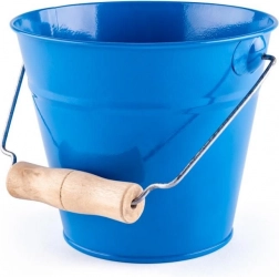 Woody tuin emmer blauw metalen