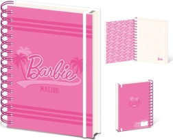 Ringbandnotitieblok A5 BARBIE (Malibu) – gelijnd