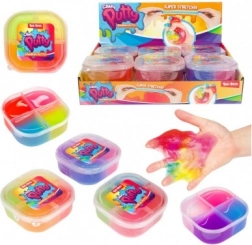 Regenboog slijm in doosje