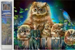 Diamantschilderij Boswachters 30x40 cm