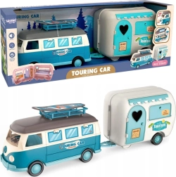 Woopie Caravan XL voor poppen Kampeerset met aanhanger