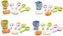 Zandset met emmer en gereedschap