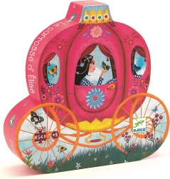 DJECO Puzzel Elisa in de koets 54 stukjes