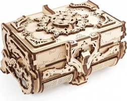 Houten mechanische sieradendoos UGEARS – antiek design, 3D-puzzel